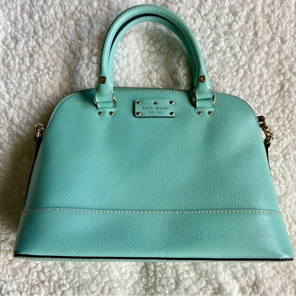 Kate Spade Dome Bag, Medium, Good Condition, Handles & Crossbody strap, Gold HW - Picture 5 of 8